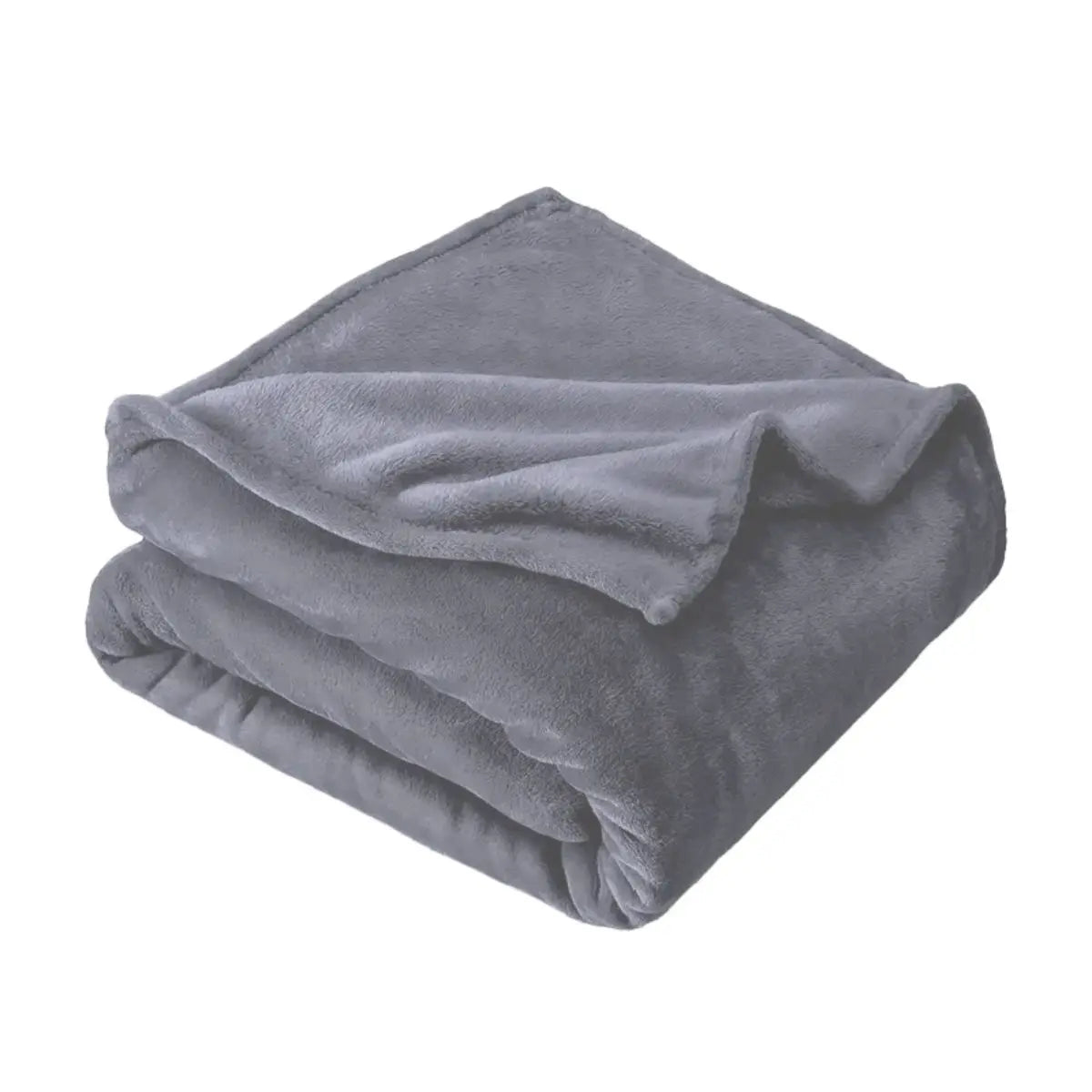 Pure color thick fleece blanket