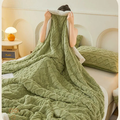 Lamb Wool Blanket Thickened Blanket