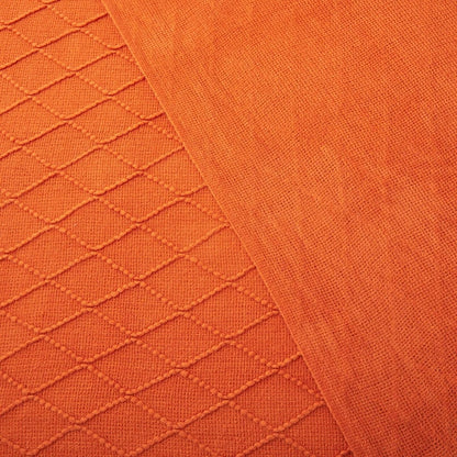 Orange Gift Knitted Throw Blankets