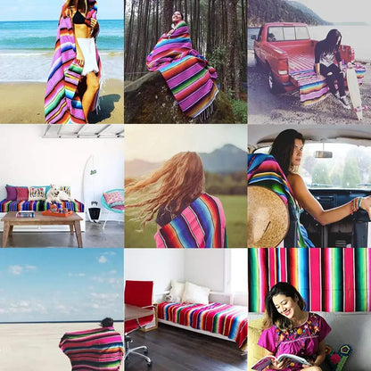 Mexican Tassel Blanket