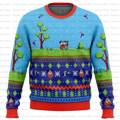 Duck Hunt Ugly Christmas Sweater