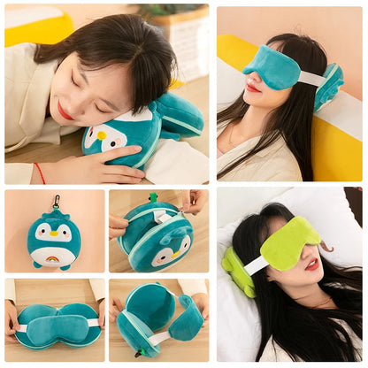 New Cartoon 2-In-1 Neck Pillow