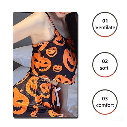 Halloween Pumpkin Loungewear
