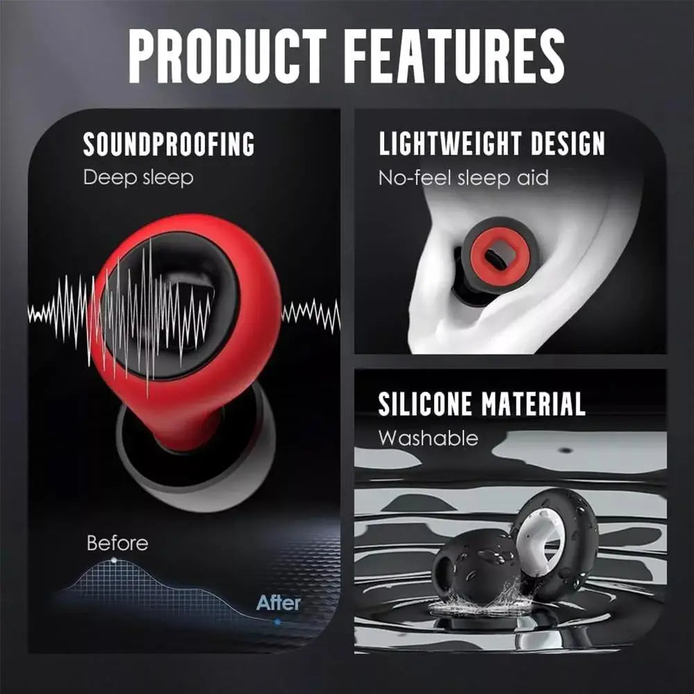 Sleep Soundproof Earplugs Noise Reduction