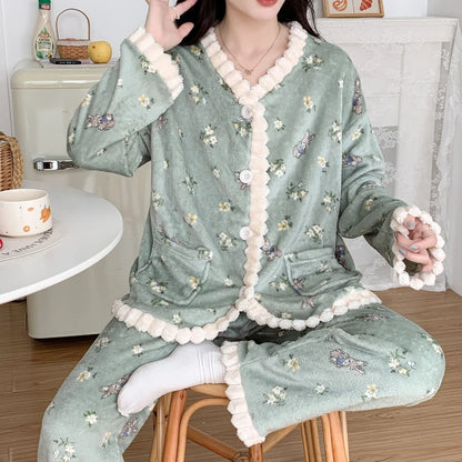 Coral Fleece Pajamas Women