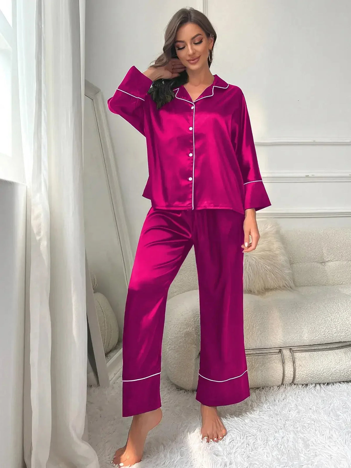 Women's Pajama Set Sleepwear Suit Loungewear