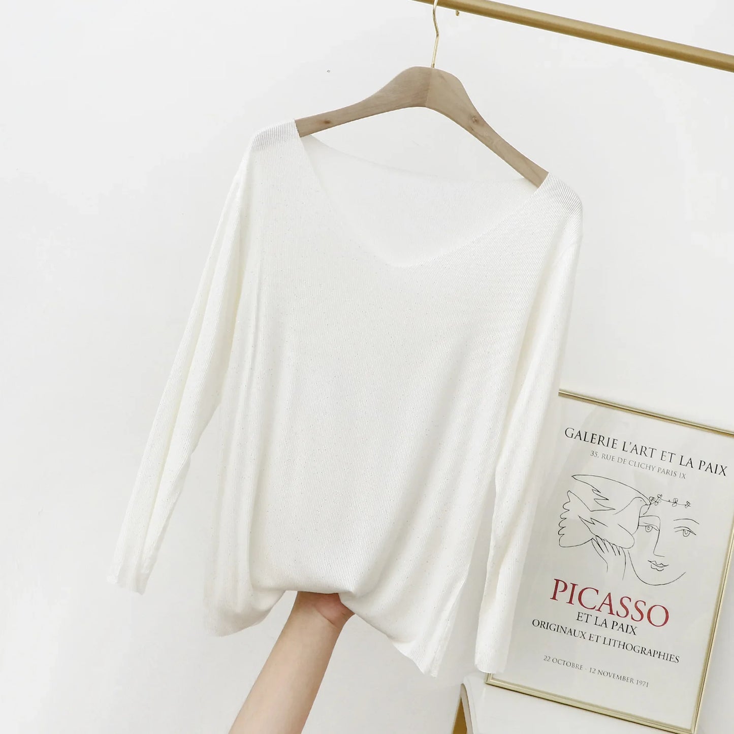 Long sleeved Single Piece Pajama Top