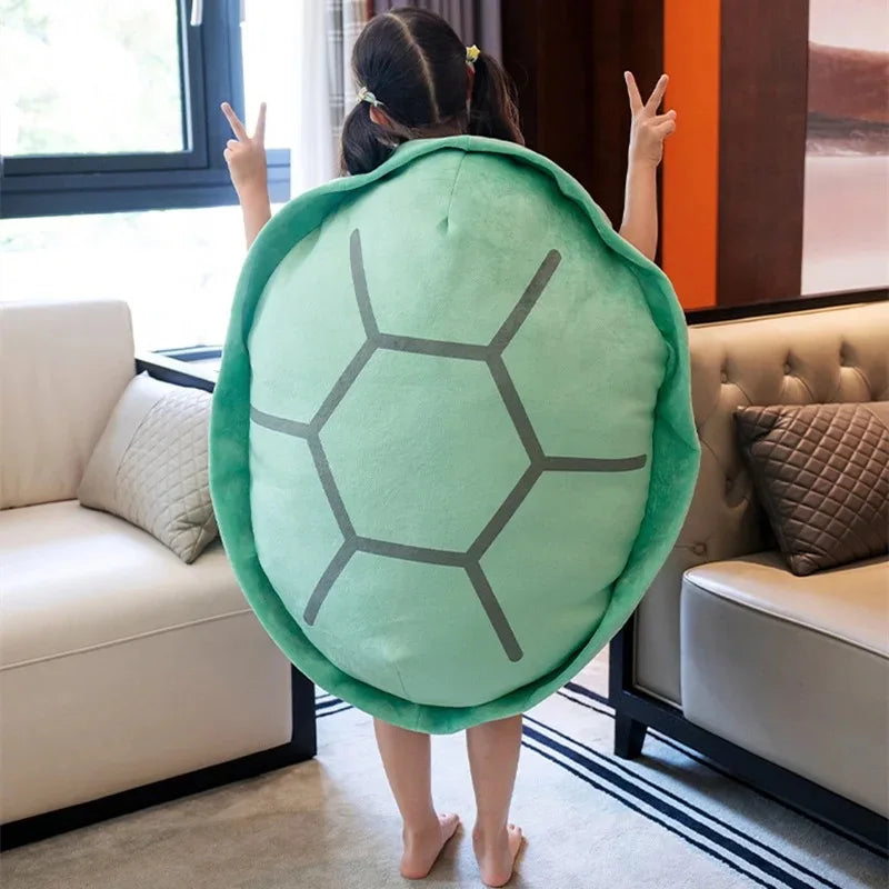 Turtle Shell Plush Pillow