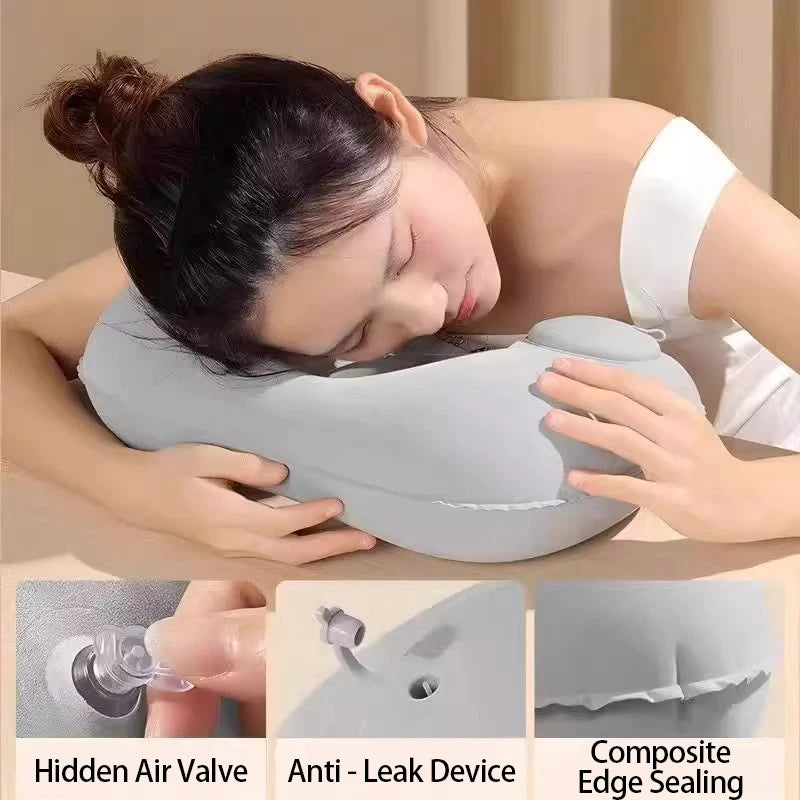 U-Shape Inflatable Travel Pillow