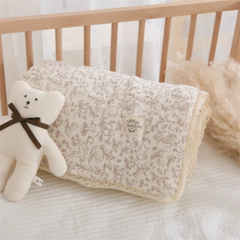 Cotton Padded Baby Blanket