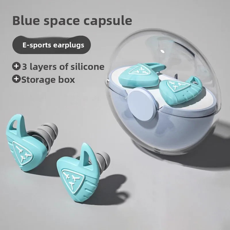 Space Capsule Silicone Earplugs