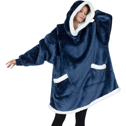 Hooded Blanket with Sleeves