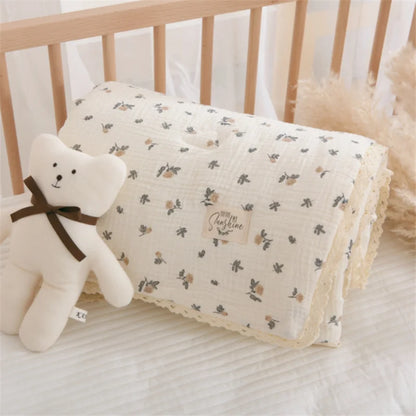 Cotton Padded Baby Blanket