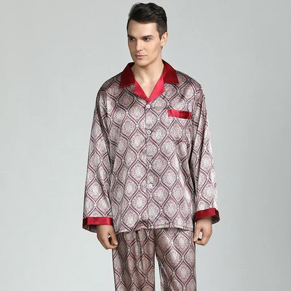 Silk Satin Pajamas for Men