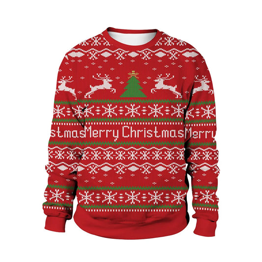 Unisex Ugly Christmas Sweater 3D Print