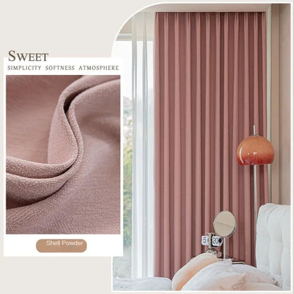 Modern Chenille Living Room Curtains