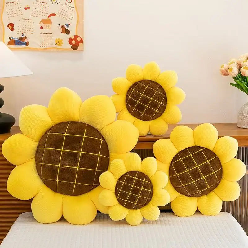 Sunflower Shaped Pillows