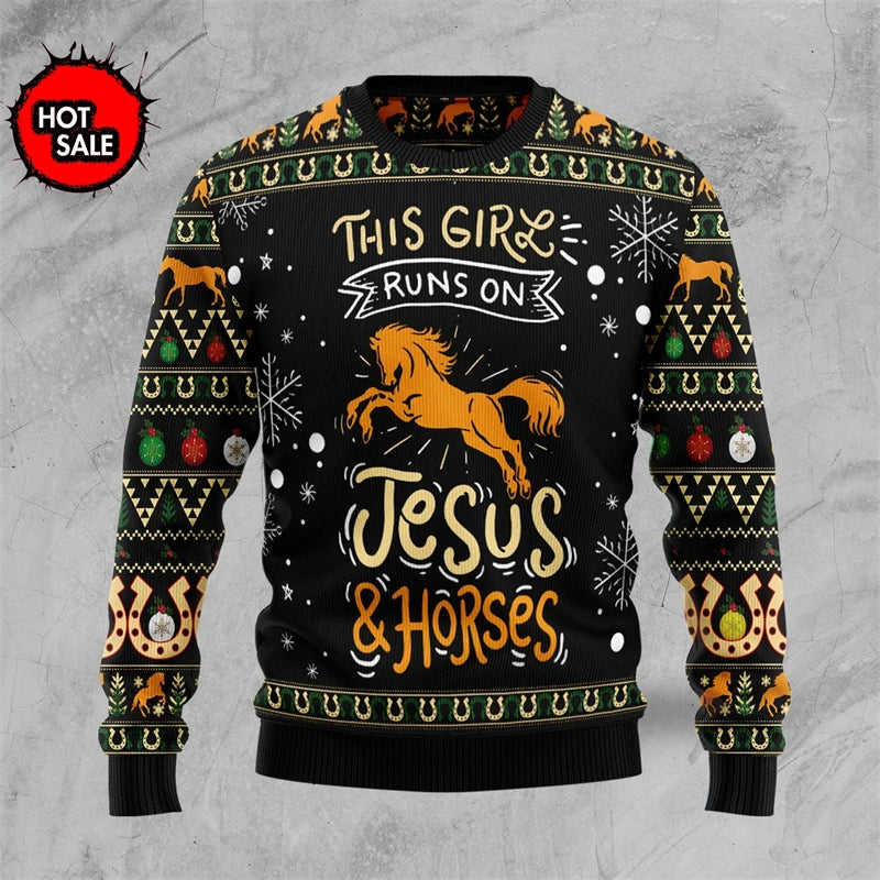 Men Women Holiday Party Xmas Sweatshirts
