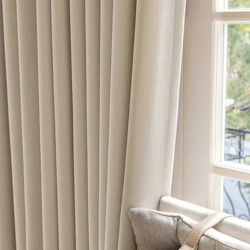 Solid Blackout Curtain for Bedroom