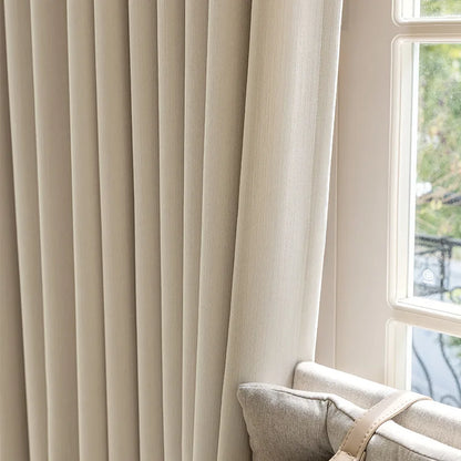 Solid Blackout Curtain for Bedroom