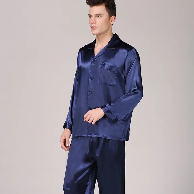 Silk Satin Pajamas for Men