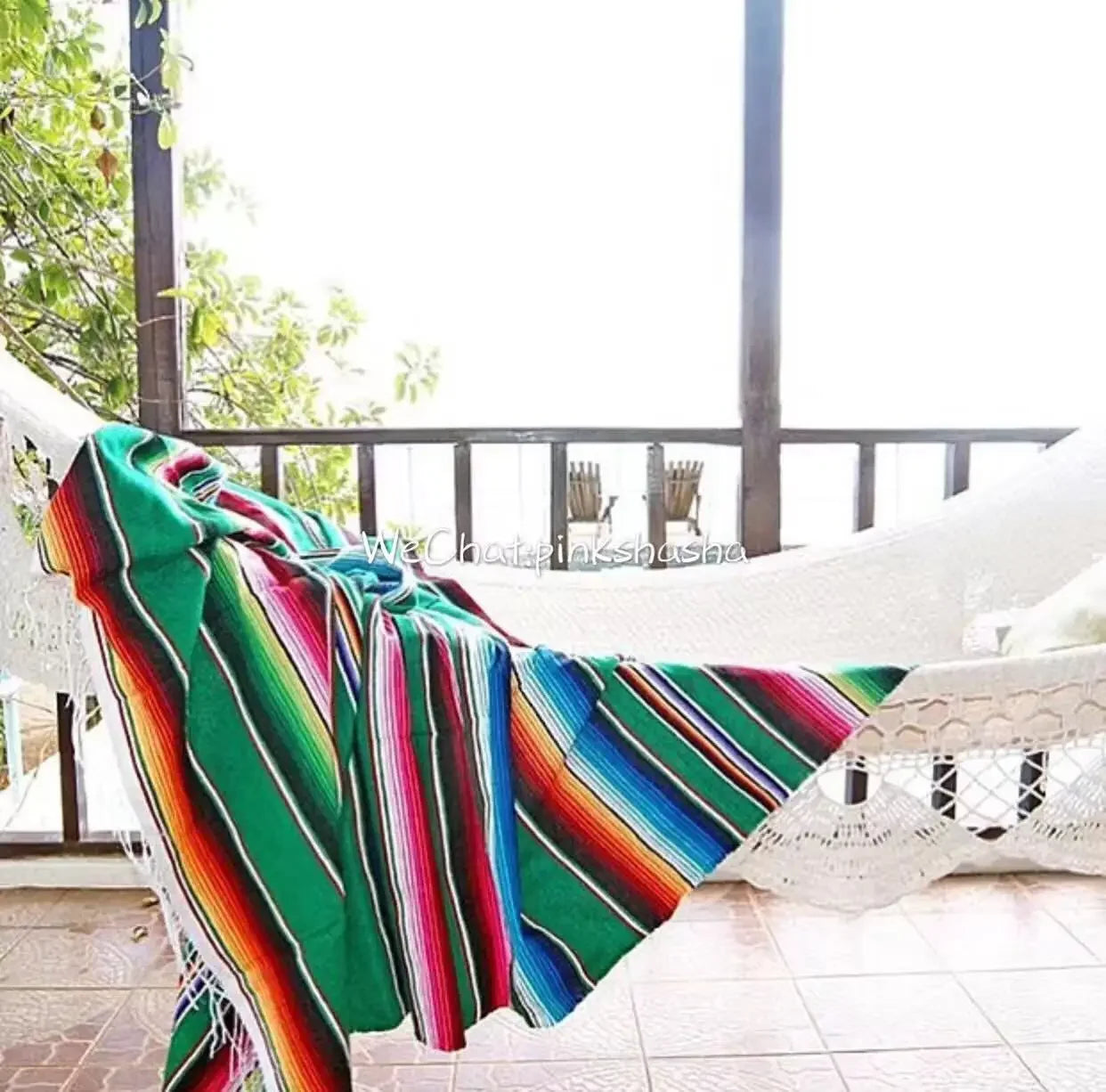 Mexican Tassel Blanket