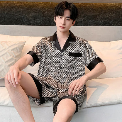 Silk Satin Pajamas for Men