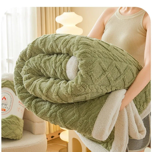 Lamb Wool Blanket Thickened Blanket