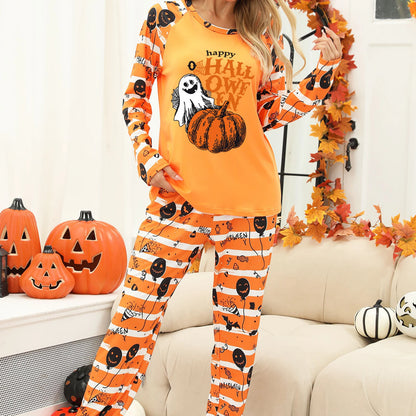 Women's Halloween Pajamas Set