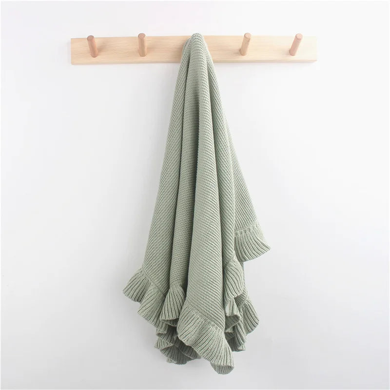 Cotton Knit Baby Blanket