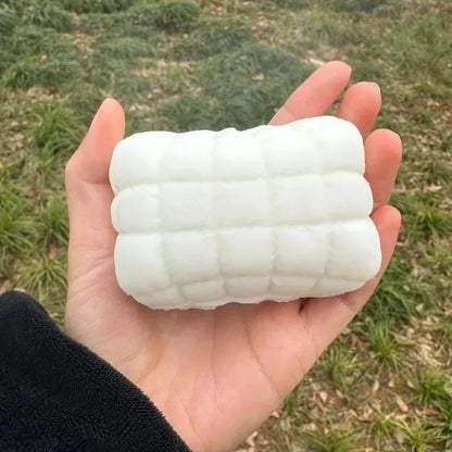 Innovative soft square white milk pillow
