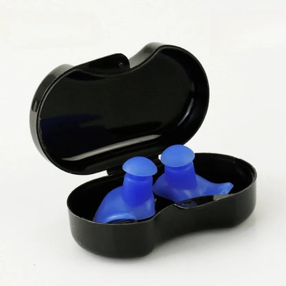Swimming Silicone Earplugs Nose Clip Set