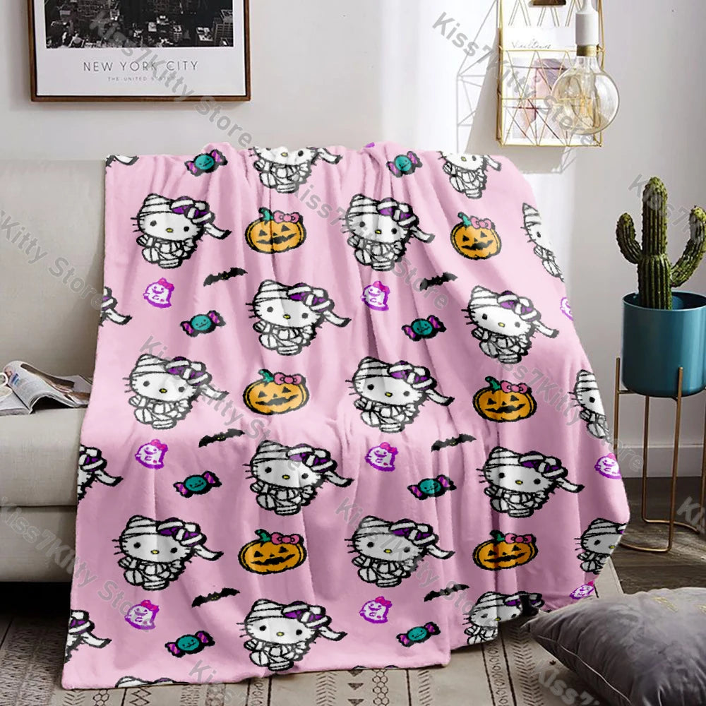 Hello Kitty Halloween Blanket