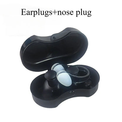 Swimming Silicone Earplugs Nose Clip Set