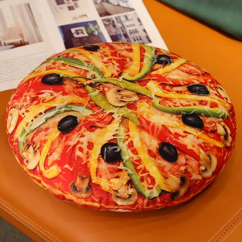 Pizza Shaped Pillow