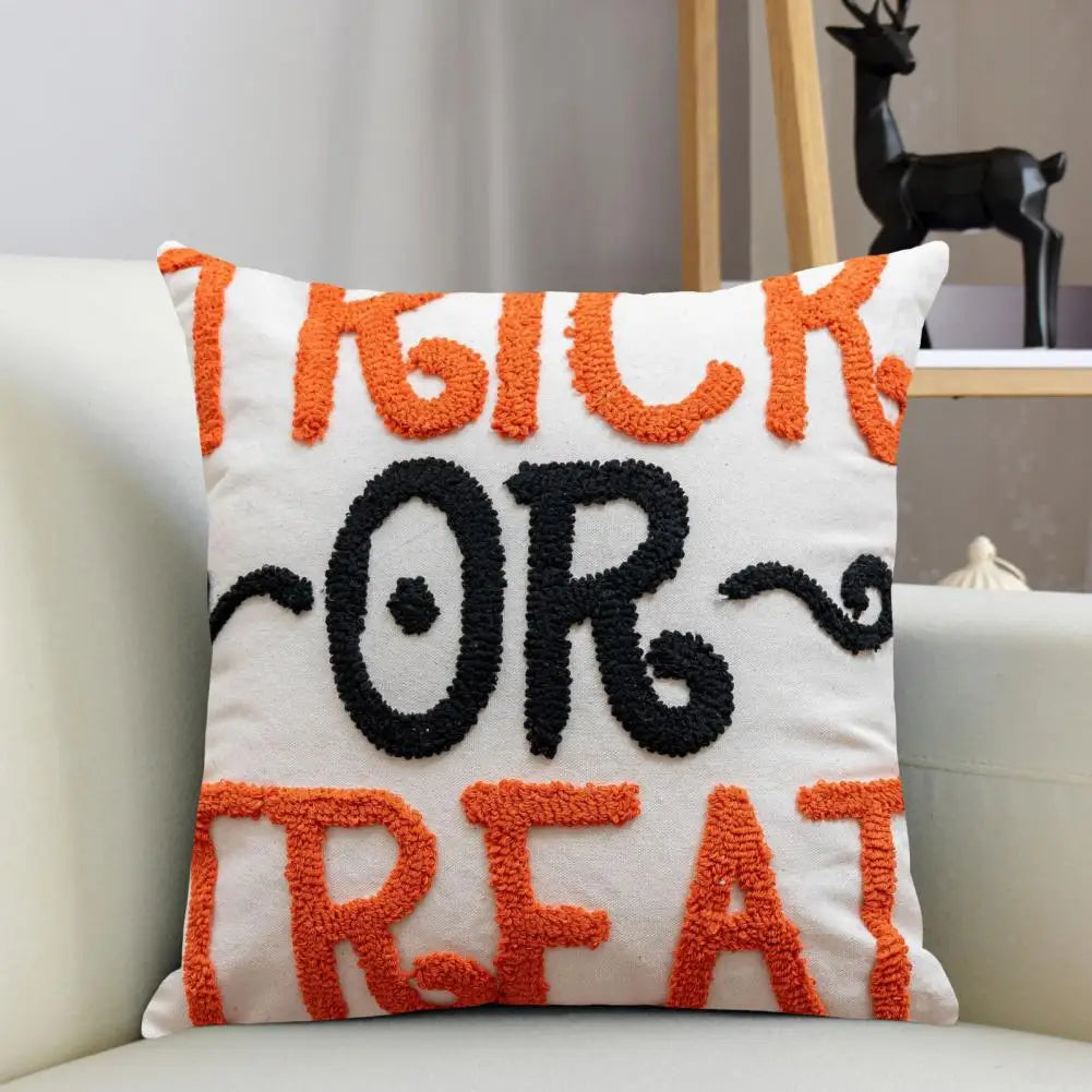 3D Cartoon Ghost Throw Pillowcase