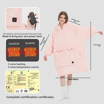 Winter Wearable Blanket Hoodie