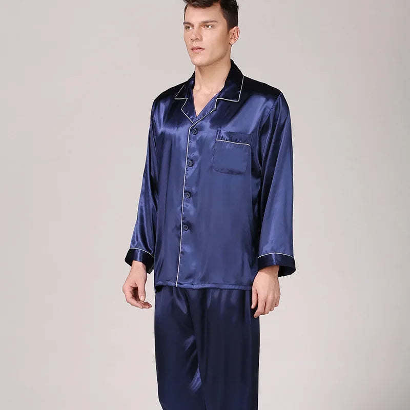 Silk Satin Pajamas for Men