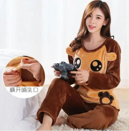 Autumn Long Sleeve flannel Maternity Clothing