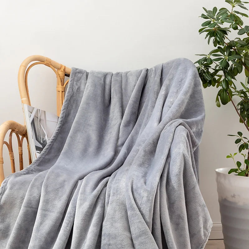 Fleece Flannel Gold Blankets