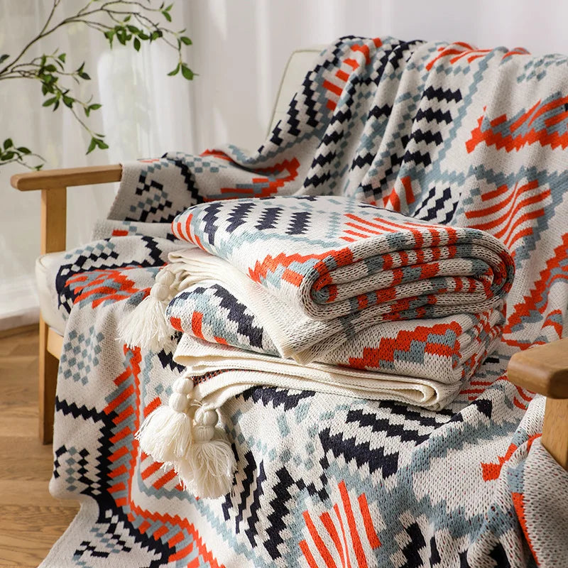 Nordic Style Knitted Blankets