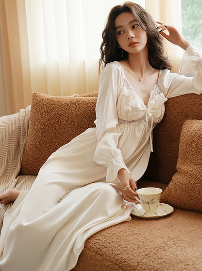 Ladies French Vintage Princess Sleepwear