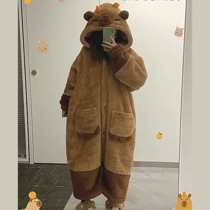 Adult Capybara Cosplay Halloween Costume