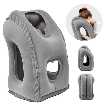 1pc Inflatable Travel Pillow