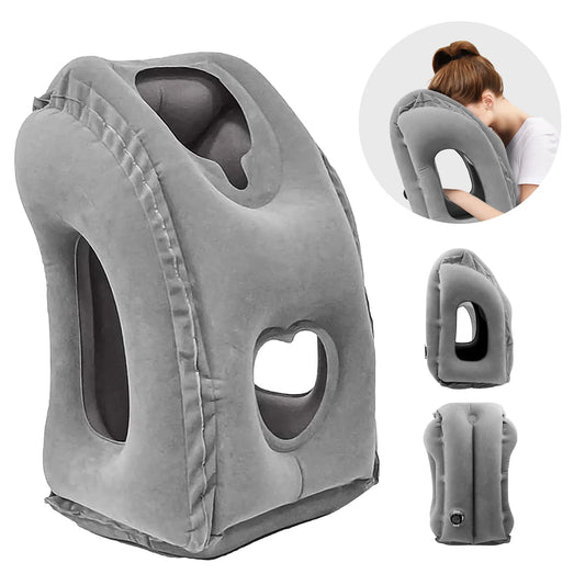 1pc Inflatable Travel Pillow