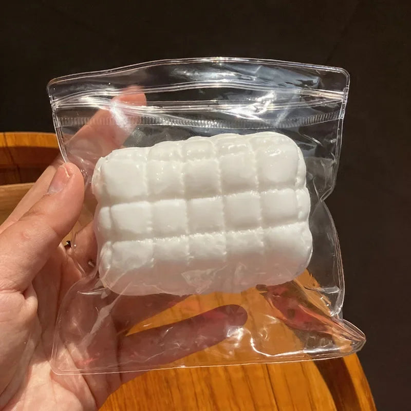 Innovative soft square white milk pillow