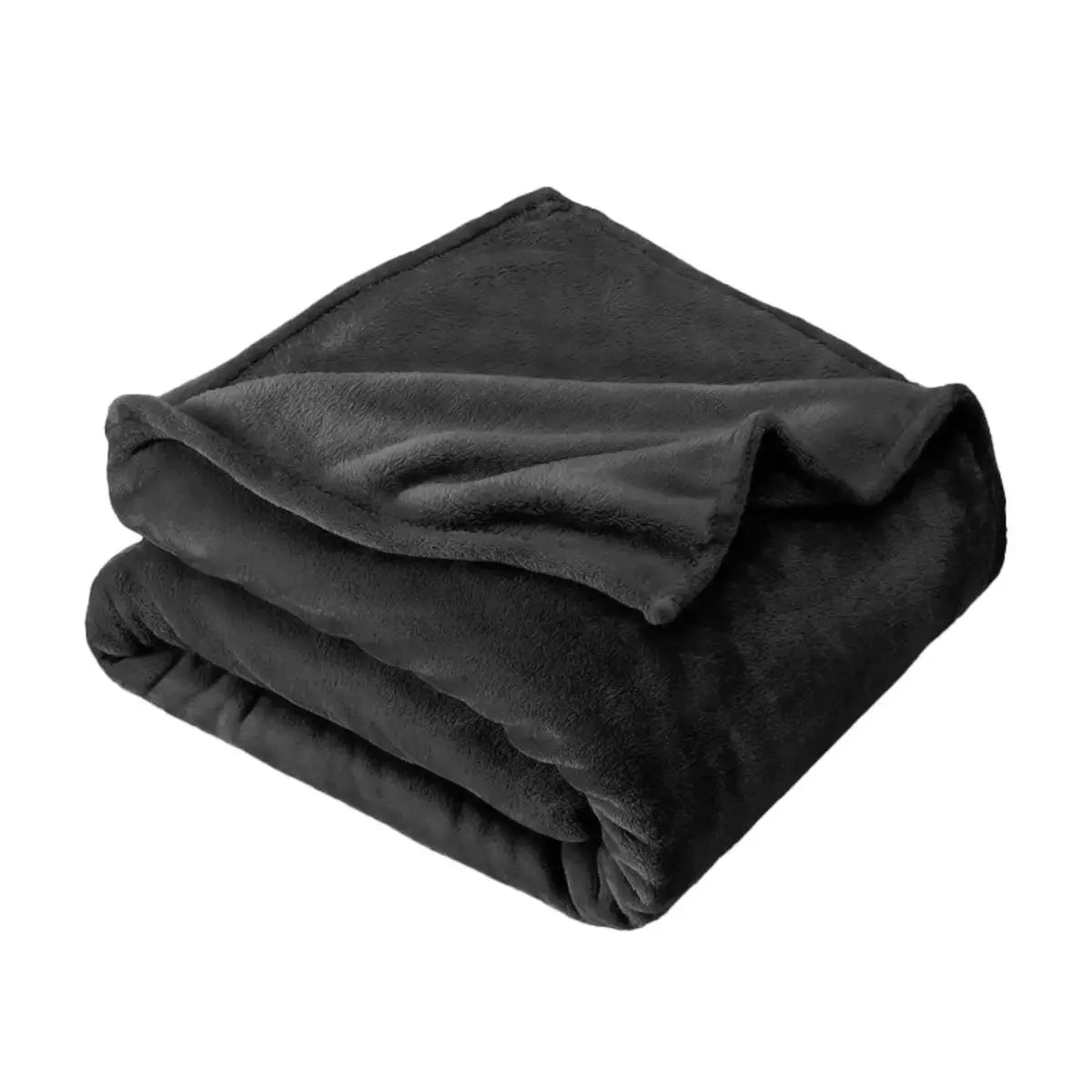 Pure color thick fleece blanket