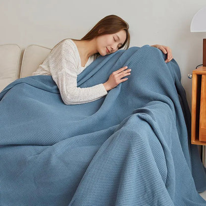 Solid Cotton Blanket