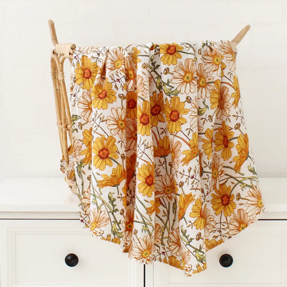 Baby Blanket with Forest Animals Pattern
