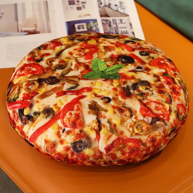 Pizza Shaped Pillow